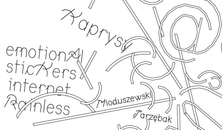 emotional stickers internet brainless. K. Jarzębak / Kaprysy. J. Mioduszewski