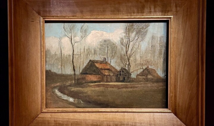 Vincent van Gogh: Wiejskie chaty pośród drzew