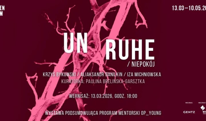 Unruhe/Niepokój. Krzyś Bykowski, Aliaksandr Danilkin, Iza Michniowska