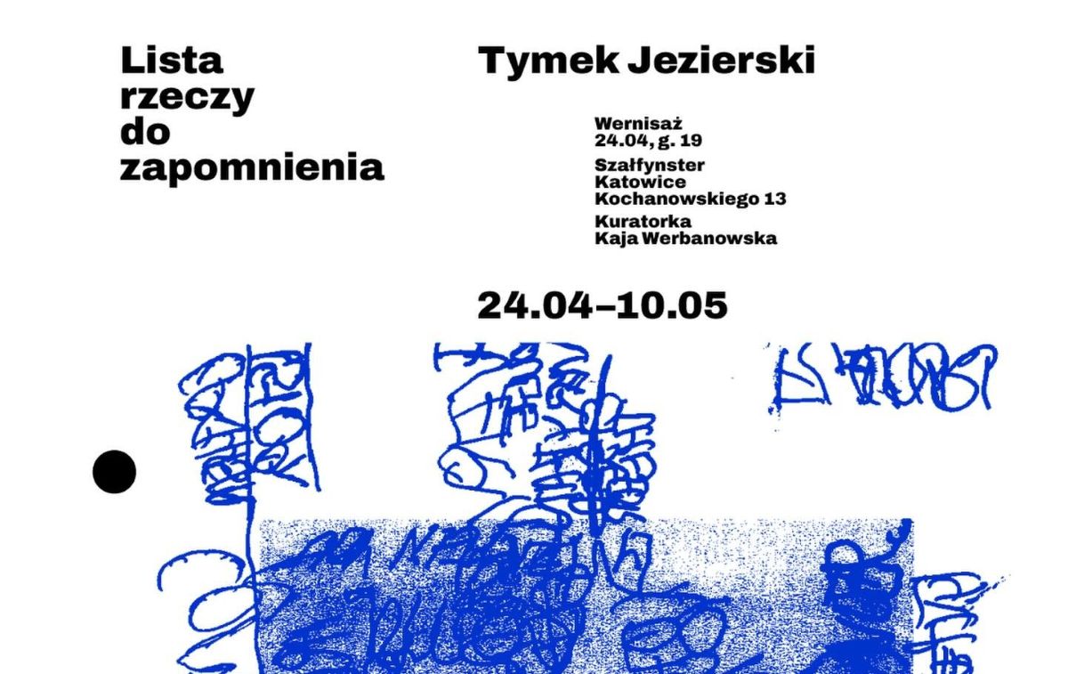 Lista rzeczy do zapomnienia. Tymek Jezierski
