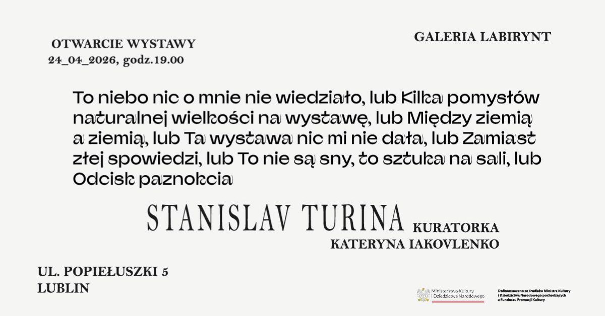 To niebo nic o mnie nie wiedziało […] odcisk paznokcia. Stanislav Turina