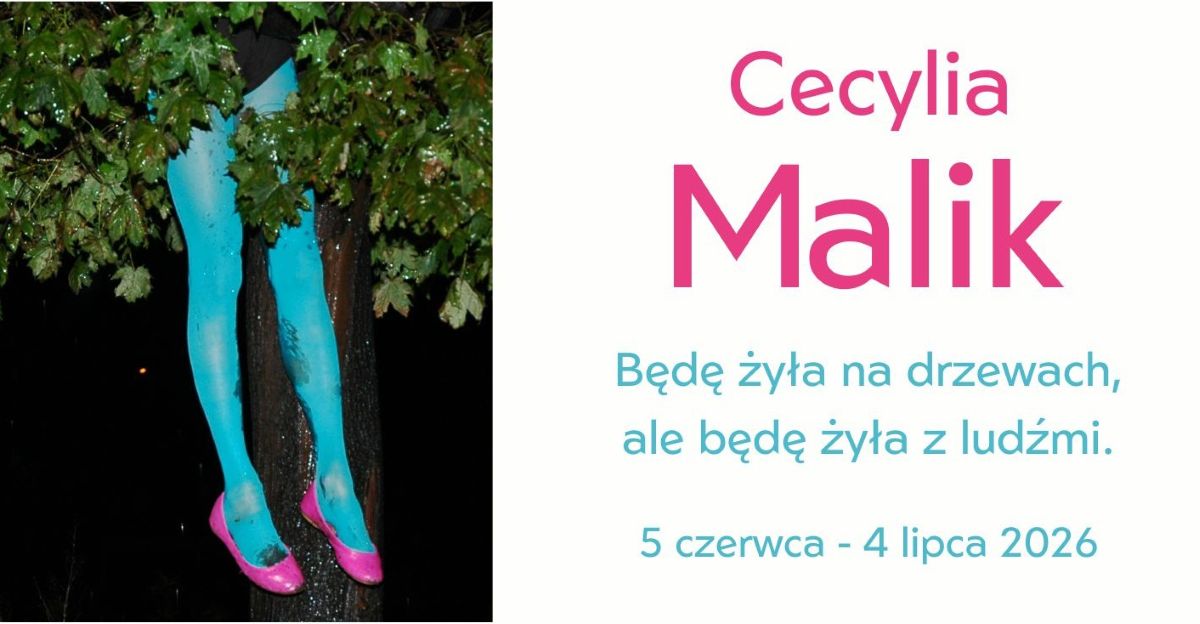 Cecylia Malik. Będę żyła na drzewach, ale będę żyła z ludźmi