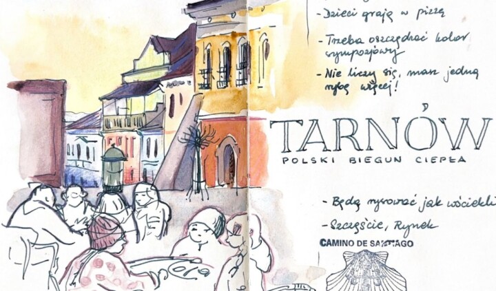 Wystawa szkiców Urban Sketchers Poland