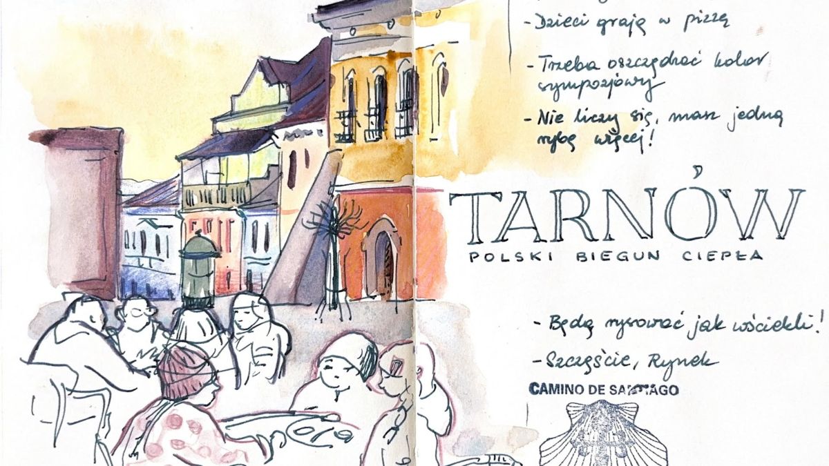 Wystawa szkiców Urban Sketchers Poland