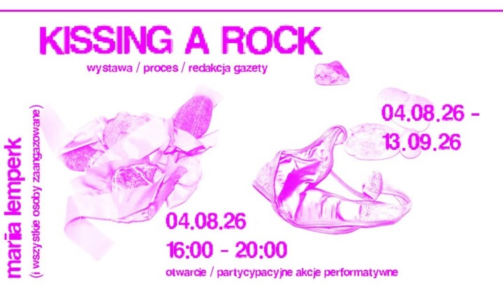 Mariia Lemperk. Kissing a Rock
